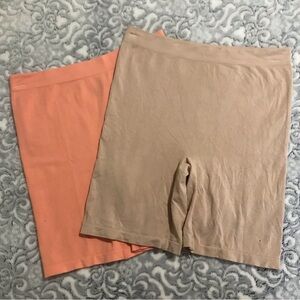2 Pack Breezies Seamless Long Leg Panty Large